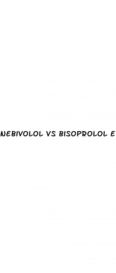 nebivolol vs bisoprolol erectile dysfunction