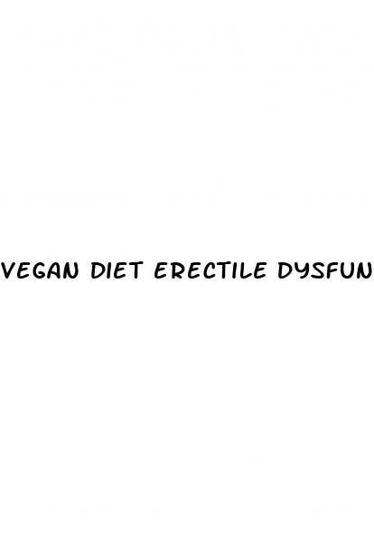 vegan diet erectile dysfunction