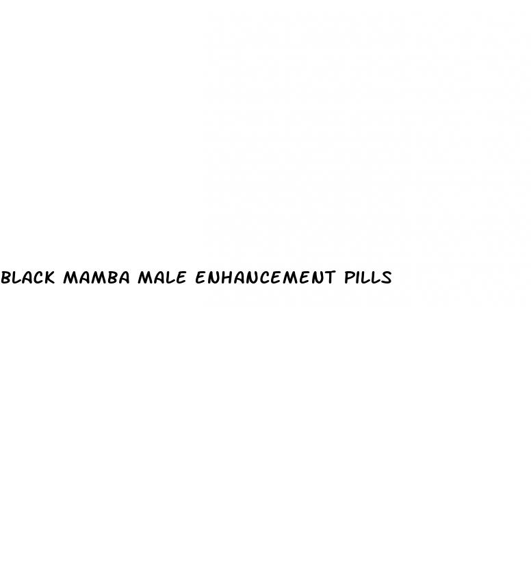 black mamba male enhancement pills