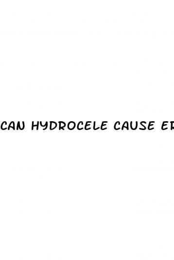 can hydrocele cause erectile dysfunction