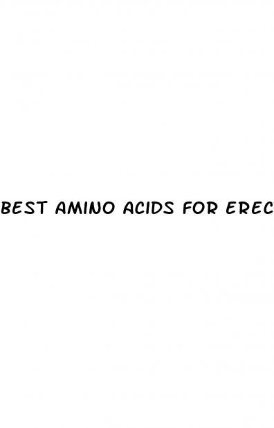 best amino acids for erectile dysfunction