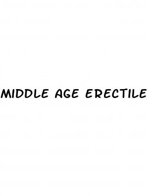 middle age erectile dysfunction