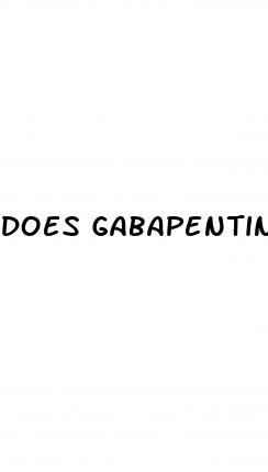 does gabapentin cause erectile dysfunction