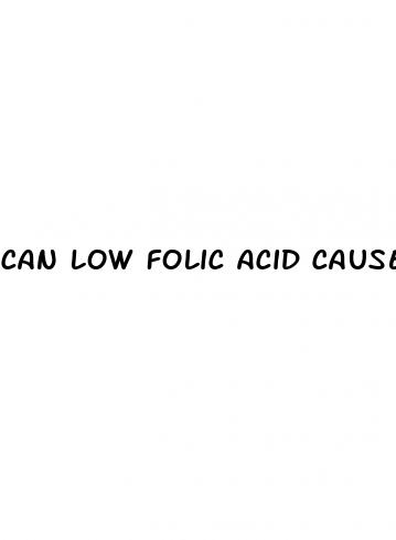 can low folic acid cause erectile dysfunction