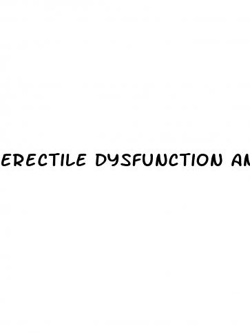 erectile dysfunction and testosterone