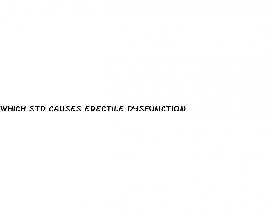 which std causes erectile dysfunction