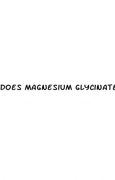 does magnesium glycinate cause erectile dysfunction