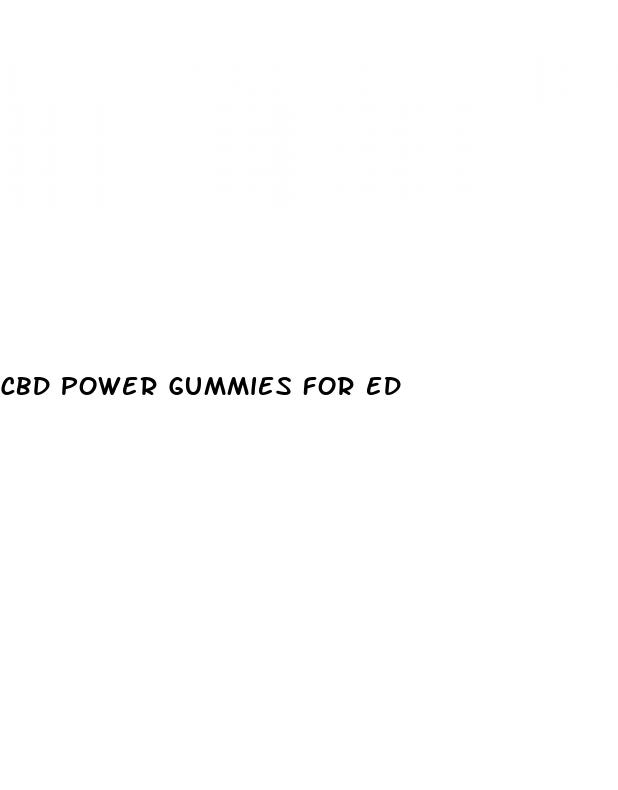 cbd power gummies for ed