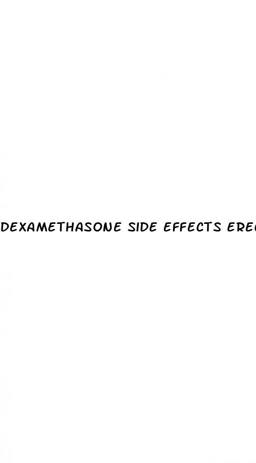 dexamethasone side effects erectile dysfunction