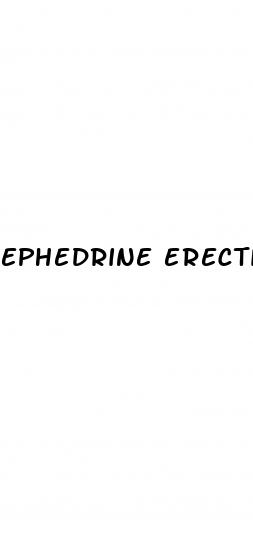 ephedrine erectile dysfunction