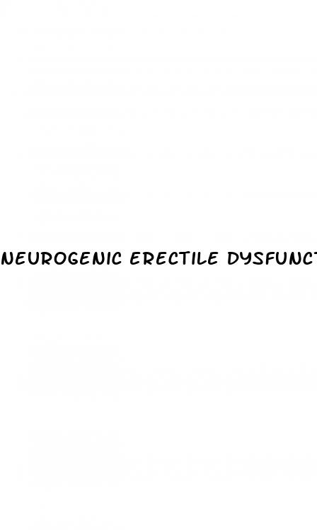 neurogenic erectile dysfunction symptoms