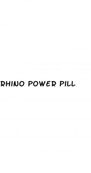 rhino power pill