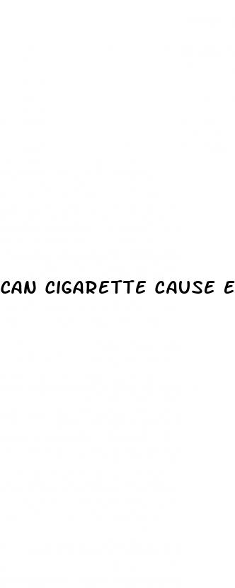 can cigarette cause erectile dysfunction