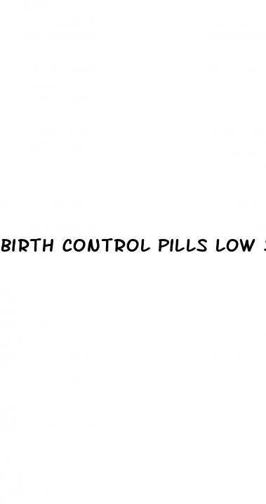 birth control pills low sex drive