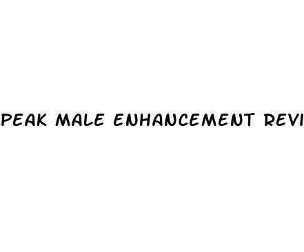 peak male enhancement reviews