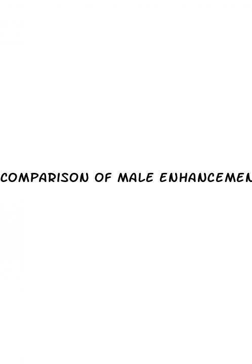 comparison of male enhancement products