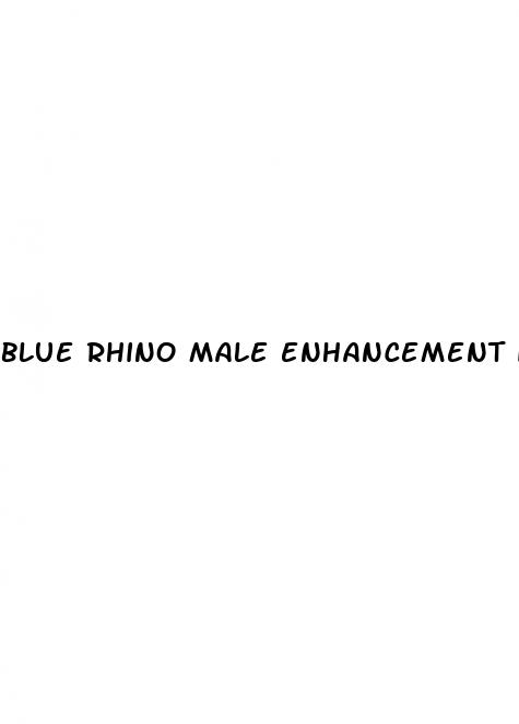 blue rhino male enhancement ingredients