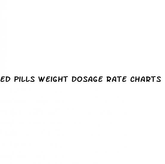 ed pills weight dosage rate charts