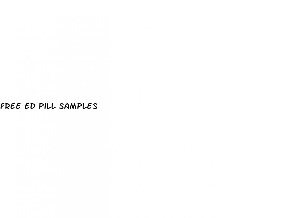 free ed pill samples