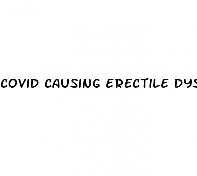 covid causing erectile dysfunction