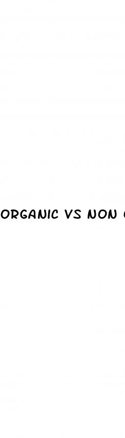 organic vs non organic erectile dysfunction