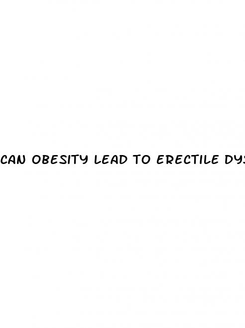 can obesity lead to erectile dysfunction