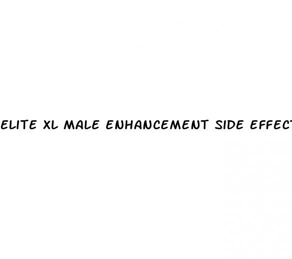 elite xl male enhancement side effects