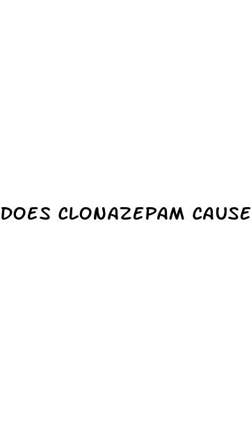 does clonazepam cause or contribute to erectile dysfunction