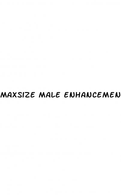 maxsize male enhancement formula tablets