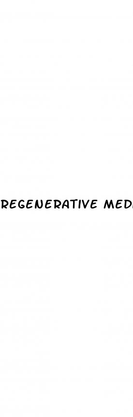 regenerative medicine erectile dysfunction