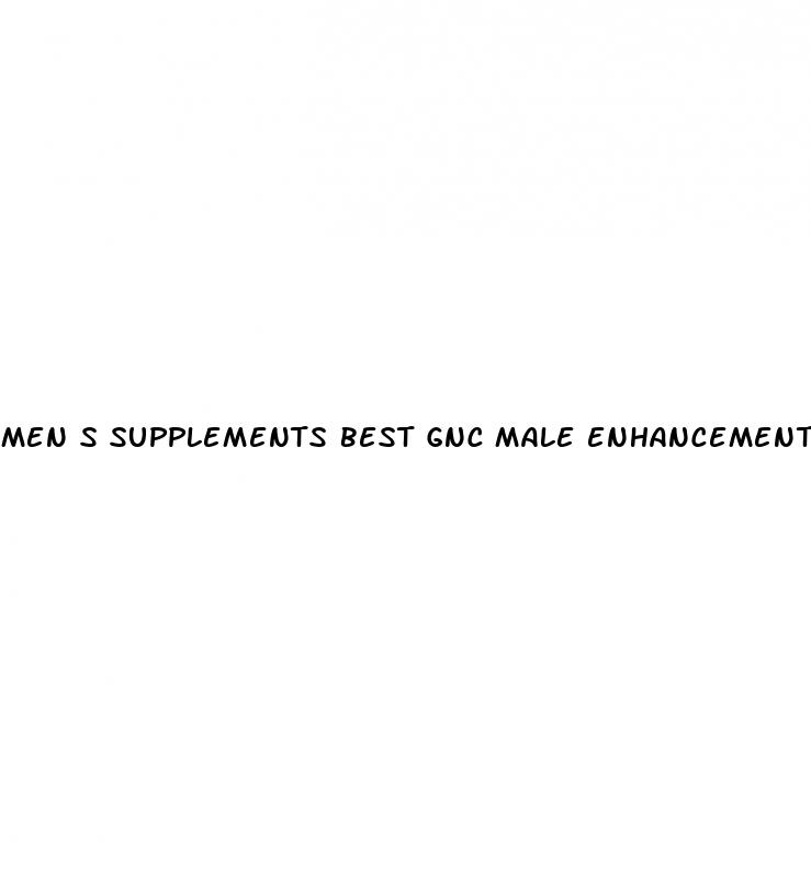 men s supplements best gnc male enhancement