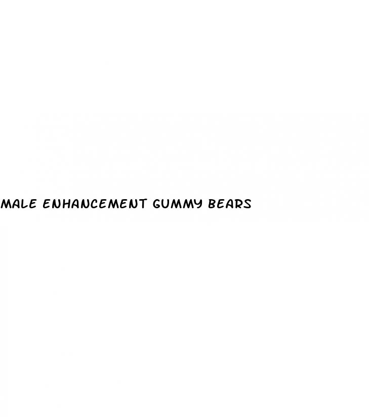 male enhancement gummy bears