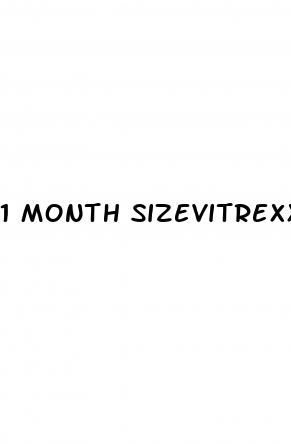 1 month sizevitrexx male enhancement supplement