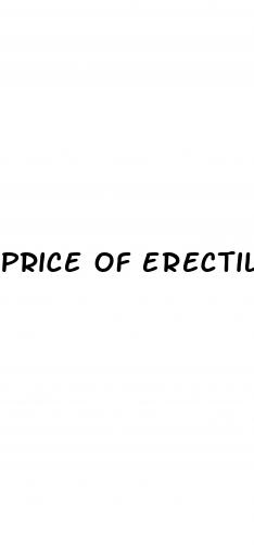 price of erectile dysfunction medication