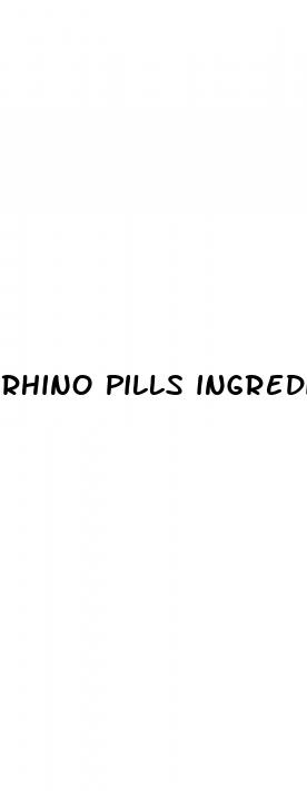 rhino pills ingredients