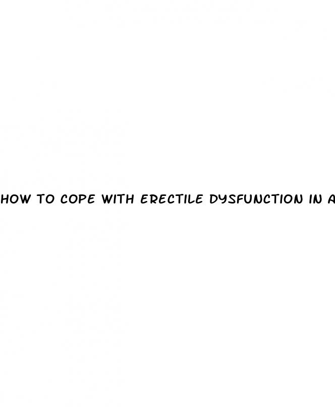 how to cope with erectile dysfunction in a marriage