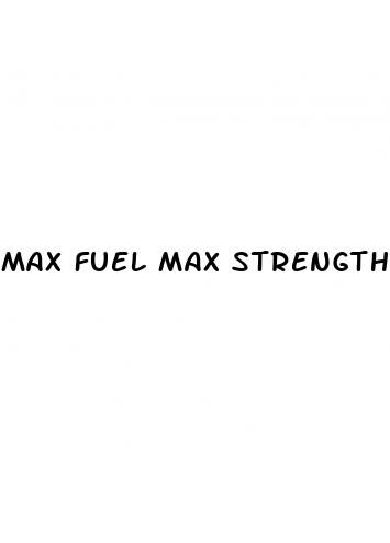 max fuel max strength male enhancement honey