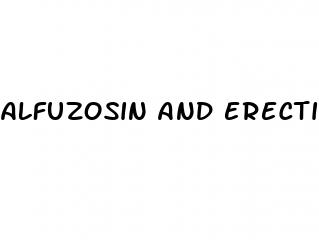 alfuzosin and erectile dysfunction