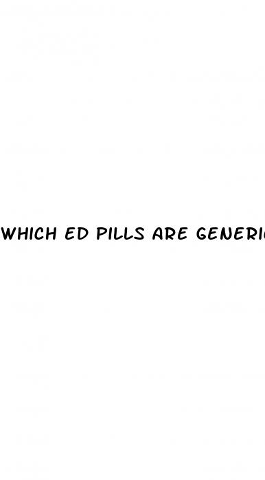 which ed pills are generic