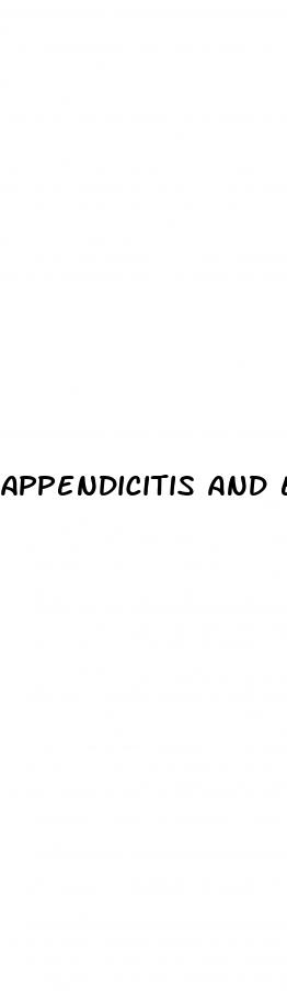 appendicitis and erectile dysfunction