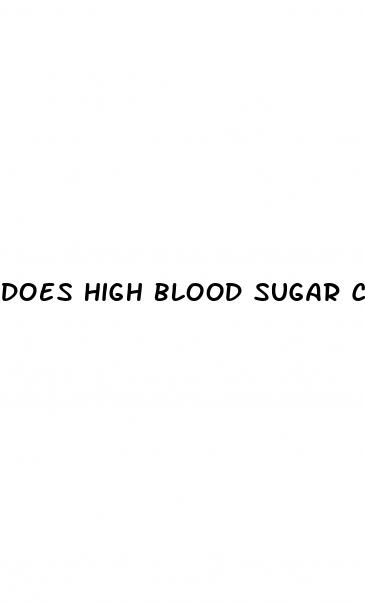 does high blood sugar cause erectile dysfunction