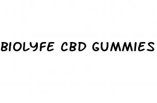 biolyfe cbd gummies for men