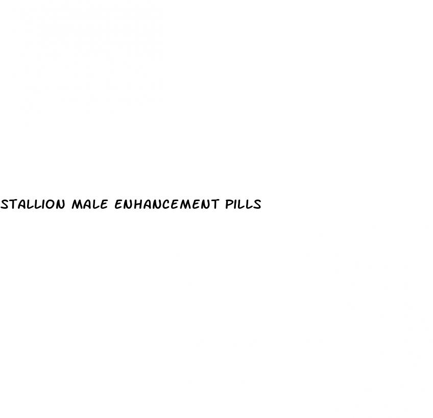 stallion male enhancement pills