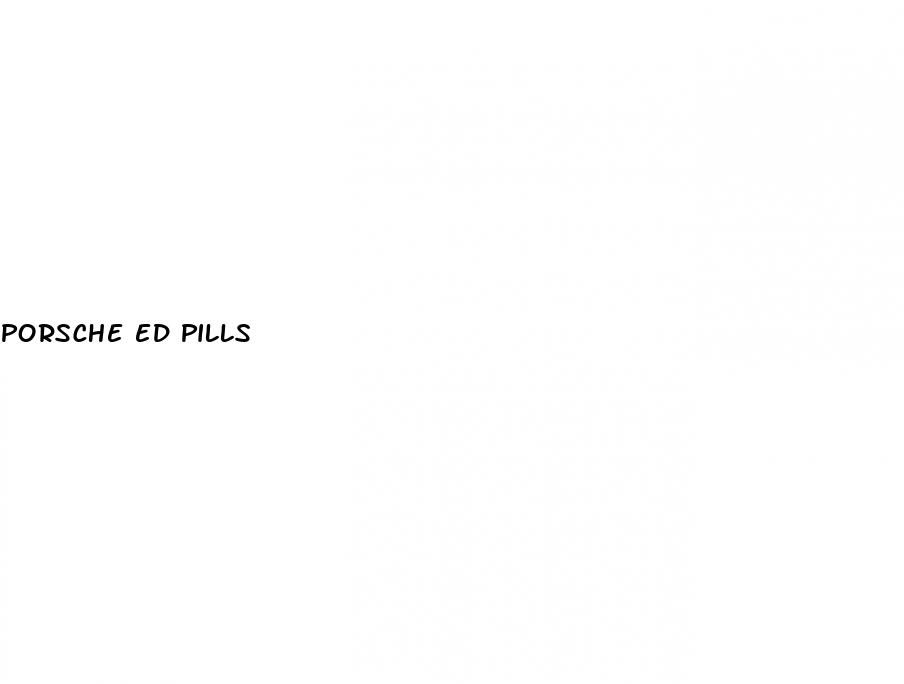 porsche ed pills