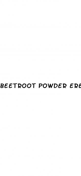 beetroot powder erectile dysfunction