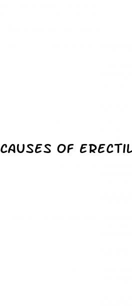 causes of erectile dysfunction under 30