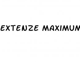 extenze maximum strength male enhancement formula