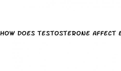 how does testosterone affect erectile dysfunction