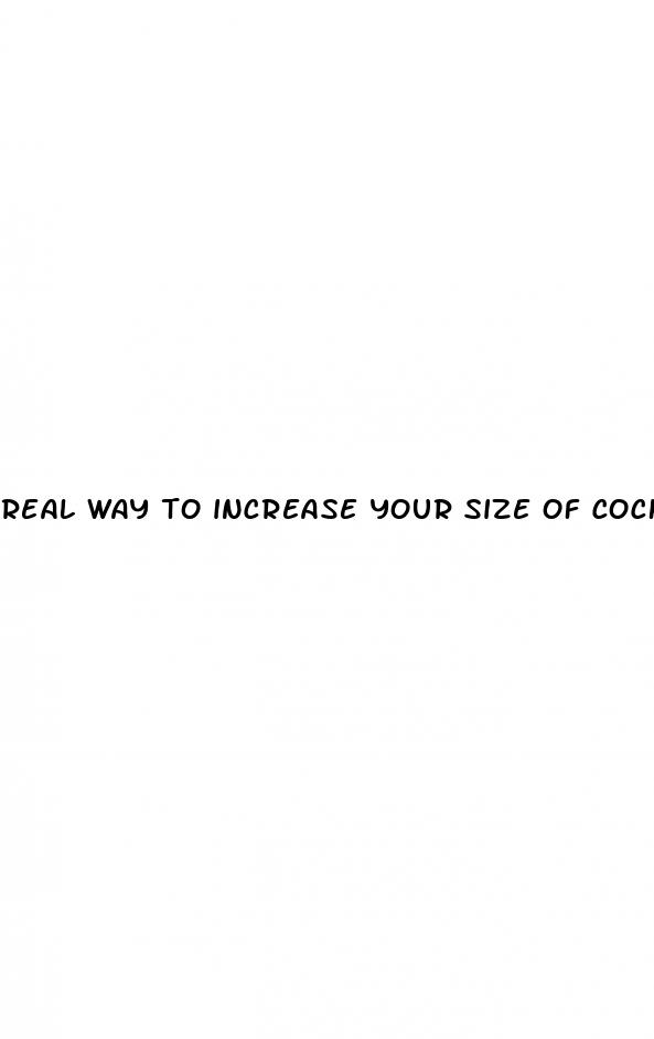 real way to increase your size of cock