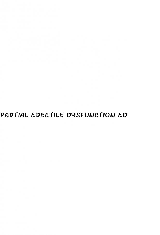 partial erectile dysfunction ed